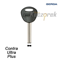 Gerda 053 - klucz surowy - do zabezpieczeń rowerowych nr 8 - Contra / Ultra Plus